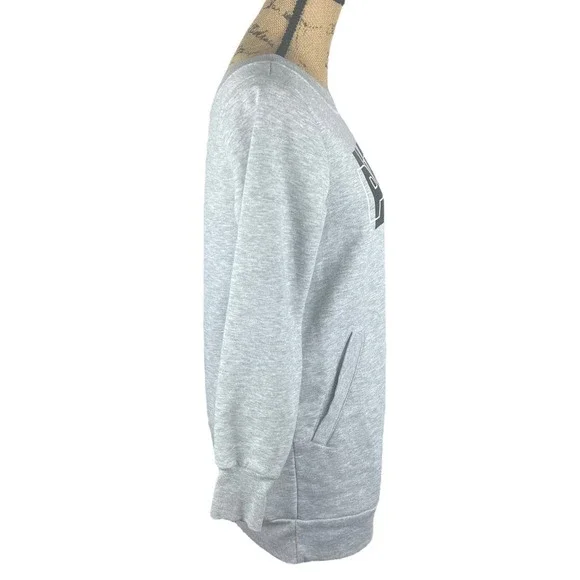 Ivy Park Oversized Long Sweatshirt Tunic Mini Dress XS - Picture 3 of 7